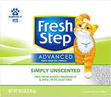 Fresh Step Advanced Simply Unscented Clumping Cat Litter, Recommended by Vets