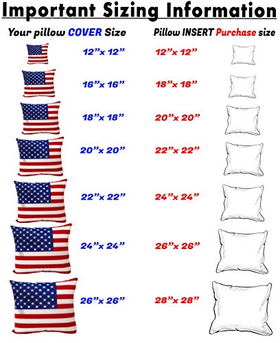 Foamily Premium Hypoallergenic Stuffer Pillow Insert Sham Square Form Polyester