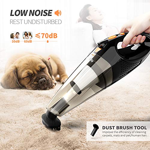 VacLife Handheld Vacuum, Hand Vacuum Cordless Rechargeable, Small and Portable