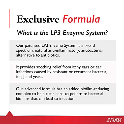 Zymox Ear Solution the Only No Pre-Clean Once-a-Day Dog and Cat Ear Solution