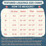 REYTID Anti Cellulite Peach Leggings for Women High Waisted Tummy Control