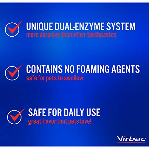 Virbac CET Enzymatic Toothpaste Eliminates Bad Breath by Removing Plaque and Tartar