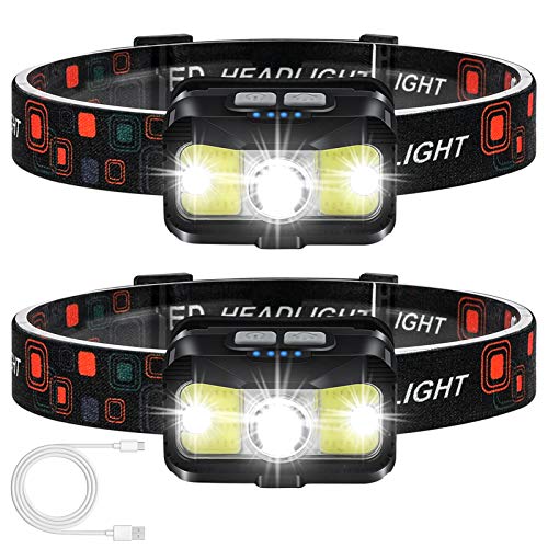Headlamp Rechargeable, ALIPRET 1100 Lumen Super Bright Motion Sensor Head Lamp