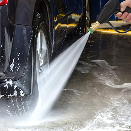 MATCC Foam Cannon Wash Gun Kit Pressure Washer Gun with 5 Nozzle Tips Snow Foam