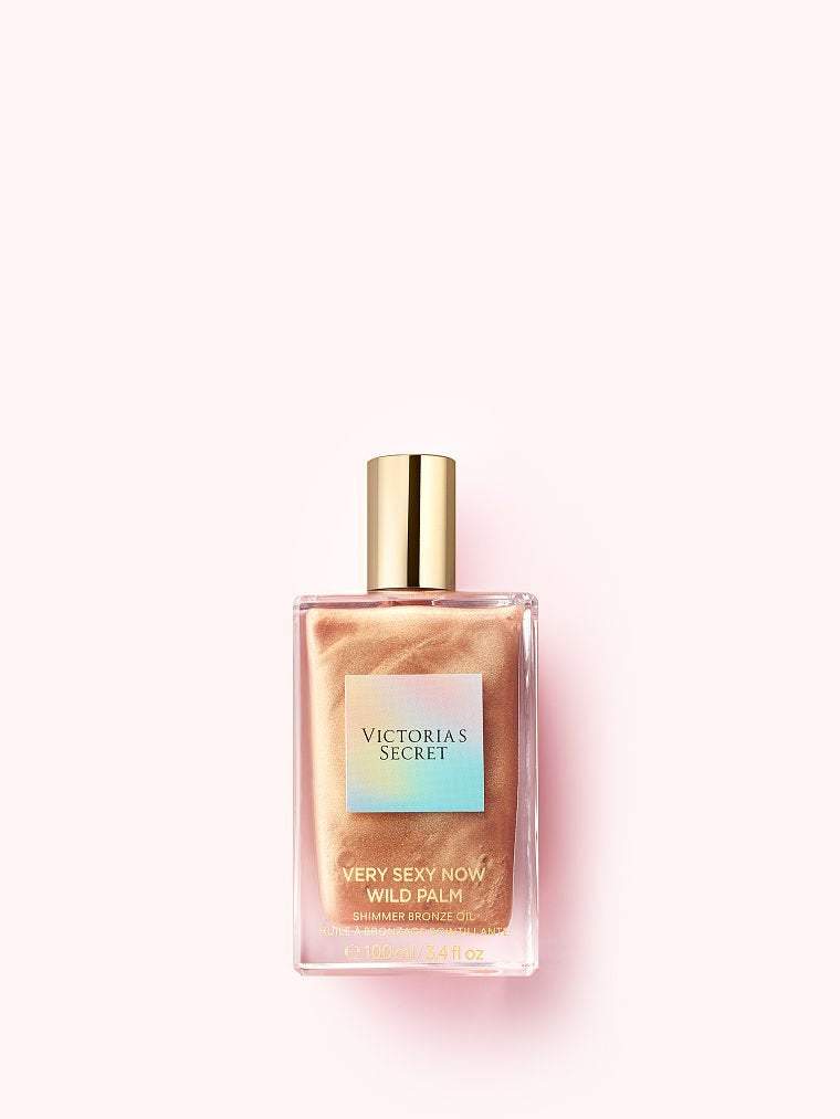 Victoria's Secret Very Sexy Now Wild Palm Shimmer Bronze Fragrance Oil - LIMITED EDITION