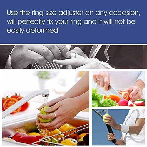 Ring Size Adjuster for Loose Rings Invisible Transparent Silicone Guard Clip