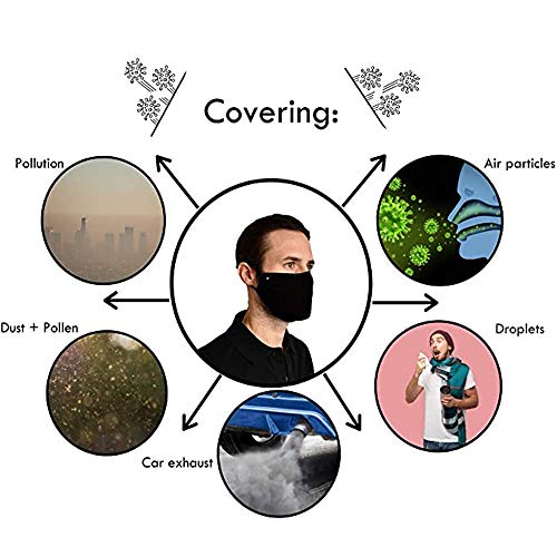Xinber Cloth Face Mask, Cotton Masks Adjustable Face Mouth-Muffle