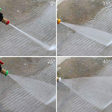 Sooprinse High Pressure Washer Gun,3000 PSI Max with 5 Color Quick Connect Nozzles