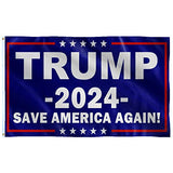 SOULBUTY Trump 2024 Flag 3x5 Outdoor Indoor- Save America Again Flag