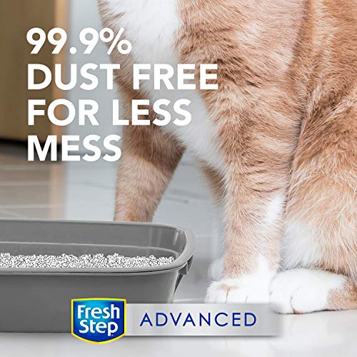 Fresh Step Advanced Simply Unscented Clumping Cat Litter, Recommended by Vets
