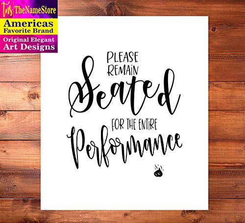 Bathroom Quotes and Sayings Art Prints | Set of Four Photos 8x10 Unframed | Great Gift