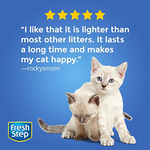 Fresh Step Lightweight Extreme Cat Litter, Scented with Febreze, 15.4 Lb