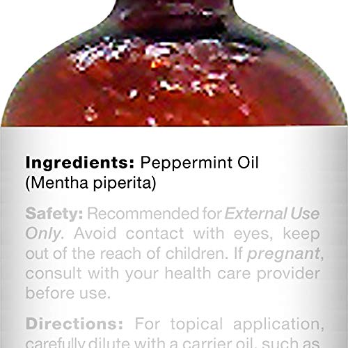 Majestic Pure Peppermint Essential Oil, Pure and Natural, Therapeutic Grade Peppermint Oil