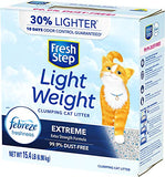 Fresh Step Lightweight Extreme Cat Litter, Scented with Febreze, 15.4 Lb