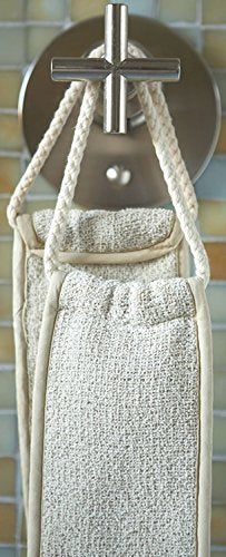 Aquis - Exfoliating Back Scrubber, Deep Clean & Invigorate Your Skin (4 x 30.75 Inches)