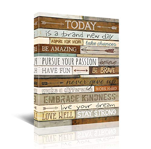 Inspirational Wall Art for Office Quotes Theme Wall Decor for Women Motivational Canvas