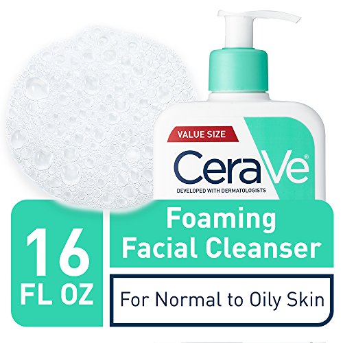 CeraVe Foaming Facial Cleanser | Makeup Remover and Daily Face Wash