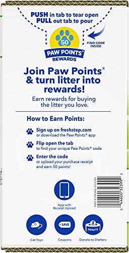 Fresh Step Advanced Simply Unscented Clumping Cat Litter, Recommended by Vets