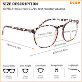 IBOANN 3 Pack Blue Light Blocking Glasses Women/Men, Round Fashion Retro Frame