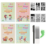 Sank Magic Practice Copybook for Kids - Number & Letter Tracing Book