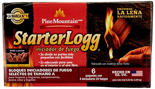 Pine Mountain StarterLogg Select-A-Size Firestarting Blocks, 24 Starts Firestarter