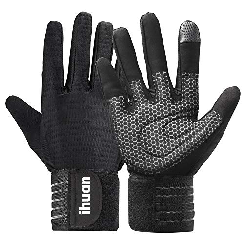 Updated 2021 Ventilated Weight Lifting Gym Workout Gloves Full Finger