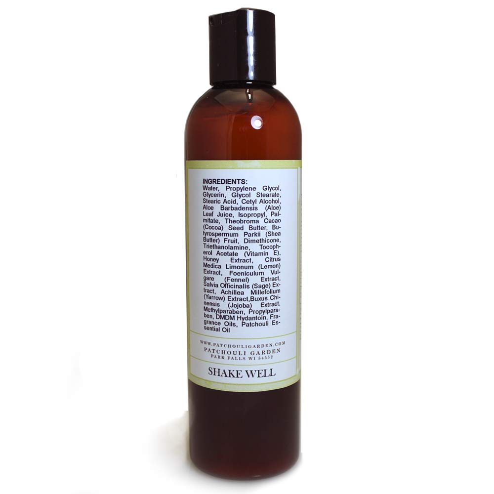 Patchouli Garden - Patchouli Sandalwood Lotion 8 ounces