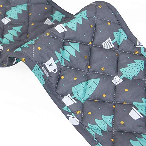 3-Piece Padded Baby Woodland Crib Rail Cover Protector Set from Chewing, Crib Rail