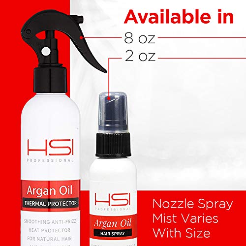HSI PROFESSIONAL Argan Oil Heat Protector | Protect up to 450º F from Flat Irons