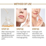 24K Pure Gold Anti-Aging Facial Treatment Essence Serum,Face Moisturizing Firming Skincare Facial Cream,Reduces Wrinkles and Boosts Collagen