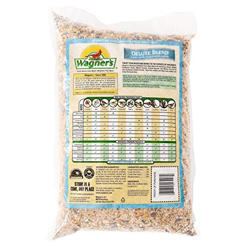 Wagner's 13008 Deluxe Wild Bird Food, 10 lb Bag, Basic