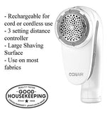Conair Rechargeable Fabric Defuzzer/Shaver, White