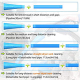 Dryer Vent Cleaner Kit Vacuum Hose Attachment Brush Lint Remover Power Washer