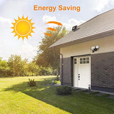 LEPOWER 1600LM LED Solar Security Lights Motion Outdoor, Super Bright Solar Motion