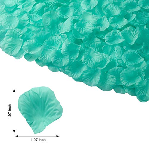 BESKIT 3000 Pieces Rose Petals Artificial Flower Silk Petals for Valentine Day Wedding Flower