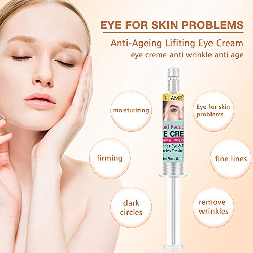 2pc Rapid Reduction Eye Cream,Instant Eye Wrinkle Remove Serum