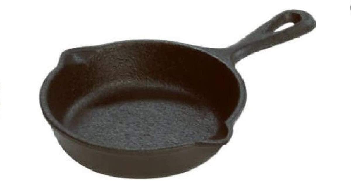 Lodge Miniature Skillet, 3.5", Black