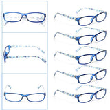 Reading Glasses 5 Pairs Fashion Ladies Readers Spring Hinge with Pattern Print