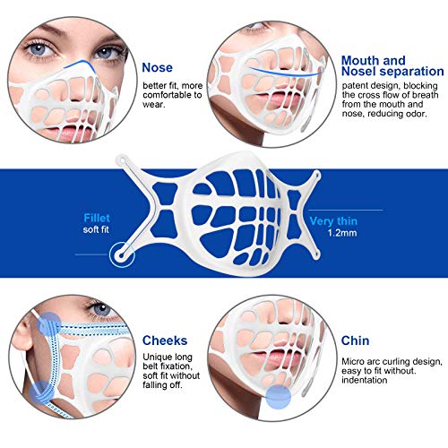 3D Mask Bracket -Silicone Face Mask Bracket-3D Mask Bracket Inner Support Frame