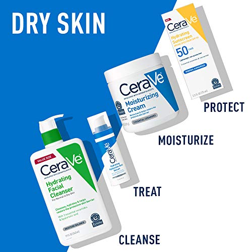 CeraVe Moisturizing Cream | Body and Face Moisturizer for Dry Skin | Body Cream