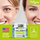 Maryann Organics Collagen Cream - Anti Aging Face Moisturizer - Day & Night