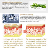 24K Pure Gold Anti-Aging Facial Treatment Essence Serum,Face Moisturizing Firming Skincare Facial Cream,Reduces Wrinkles and Boosts Collagen