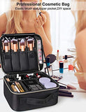 MONSTINA Makeup Train Cases Professional Travel Makeup Bag Cosmetic Cases