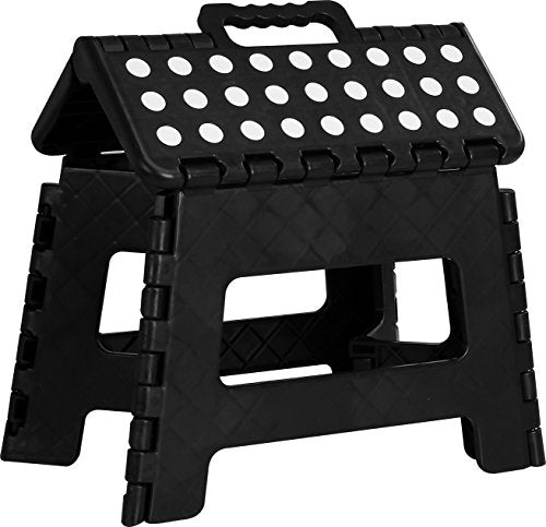 Utopia Home Foldable Step Stool for Kids - 11 Inches Wide and 8 Inches Tall - Holds Up