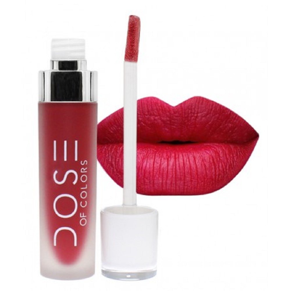 Dose of Colors Liquid-Matte Lipstick Merlot by Dose of Colors
