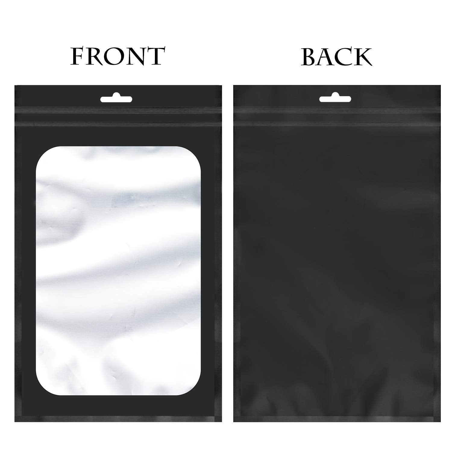 100-pack resealable mylar ziplock bags with front window Smell Proof bag packaging pouch bag for lip gloss eyelash cookies sample food jewelry electronics |flat|cute| (Teal, 3.93Ã7.08 inches)