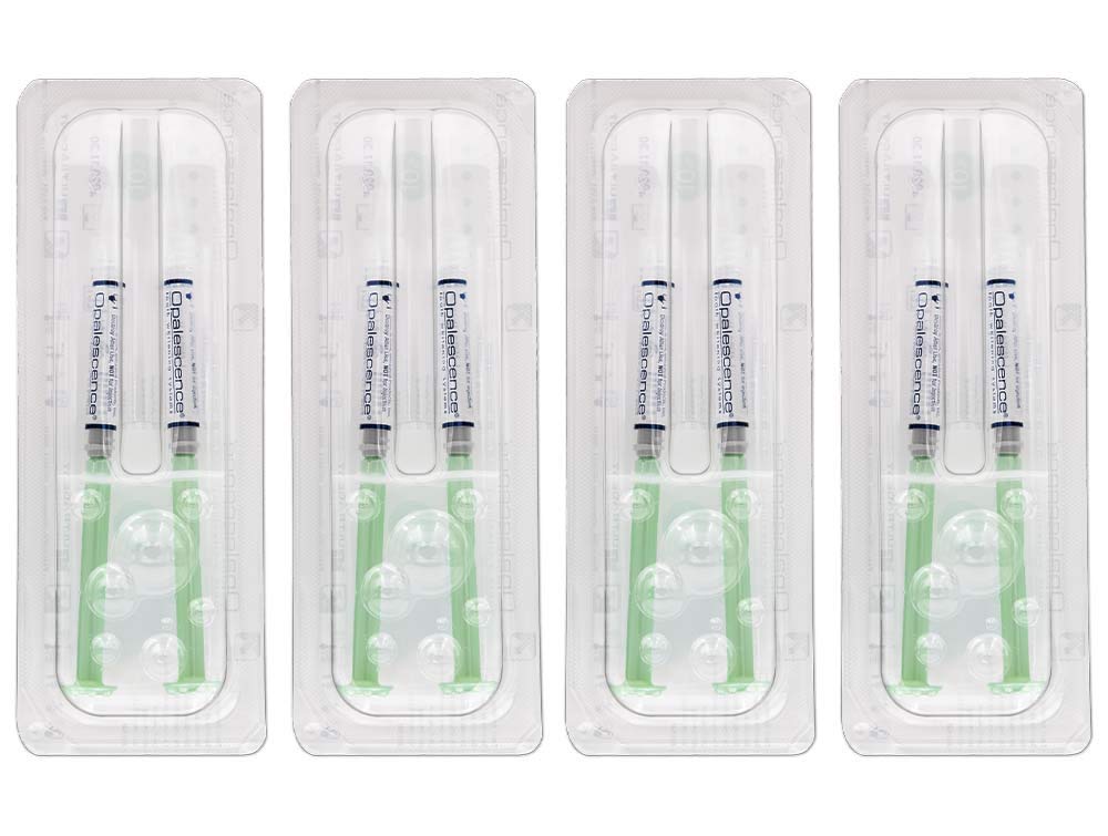 Opalescence PF 20% Teeth Whitening 8pk of Mint flavor syringes (4 packs of 2 syringes)