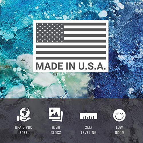 Art 'N Glow Clear Casting and Coating Epoxy Resin - 16 Ounce Kit