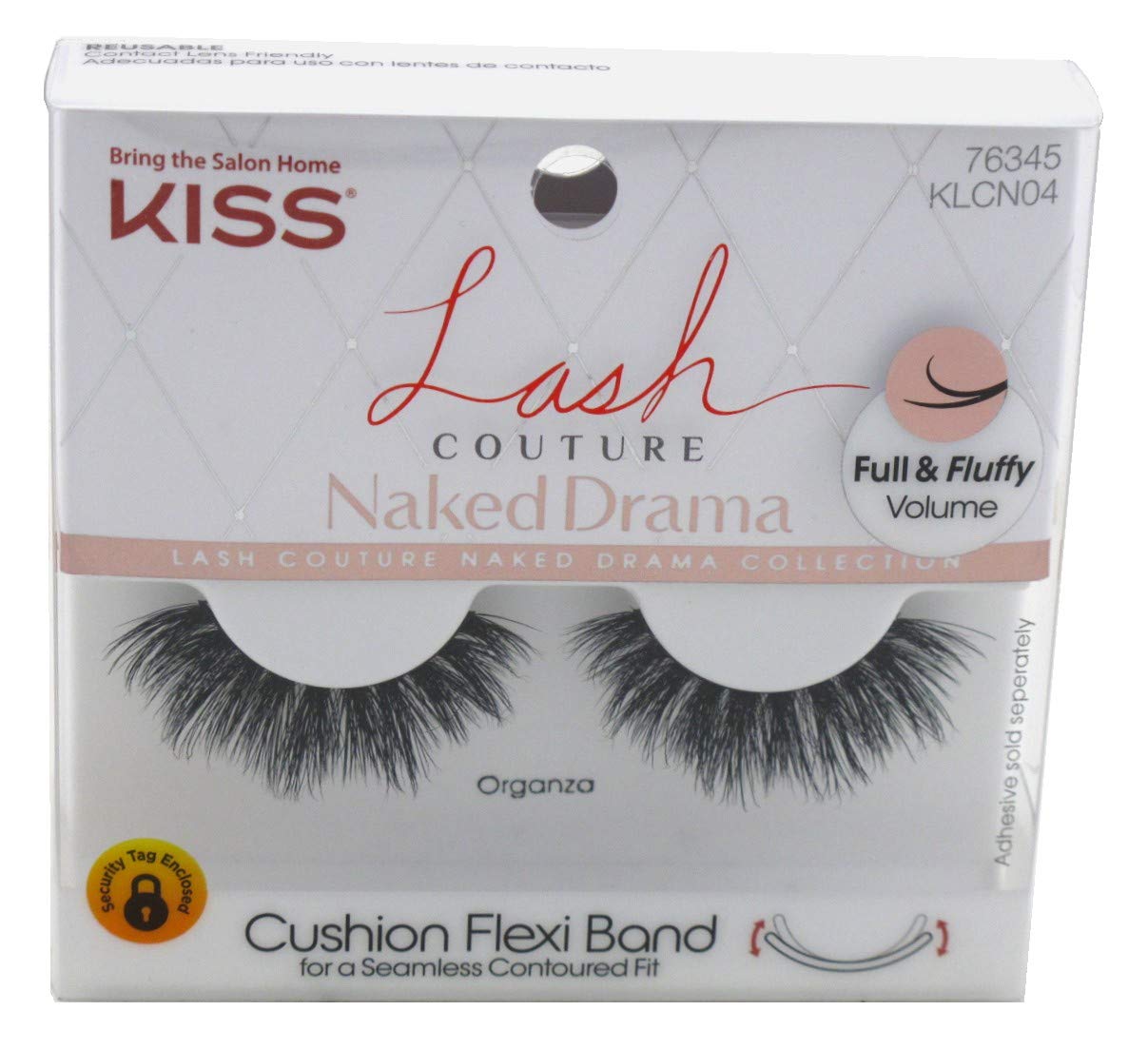 Kiss Lash Couture Naked Drama Organza (3 Pack)