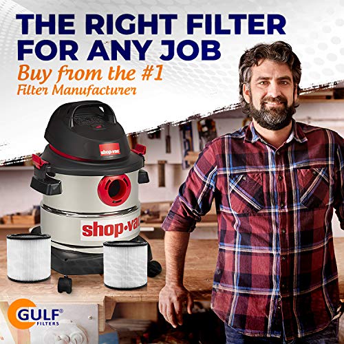 Perfect Fit Wet Dry Shop Vac Filter 90304 Replacement Filter - Perfect for Wet/Dry Shop